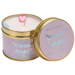 Snow Angel Tin Candle