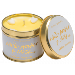 White Amber & Musk Tin Candle