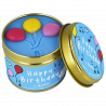 Happy Birthday Tin Candle