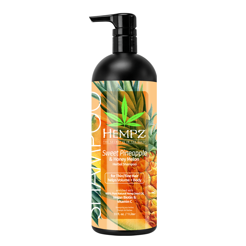 Sweet Pineapple & Honey Melon Herbal Shampoo for dull and fine hair