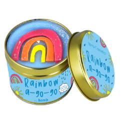 Rainbow a Go Go Tin Candle