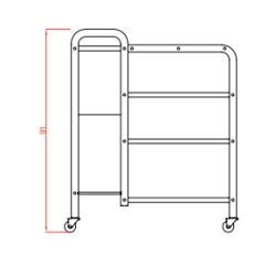 Tolley 4 shelves