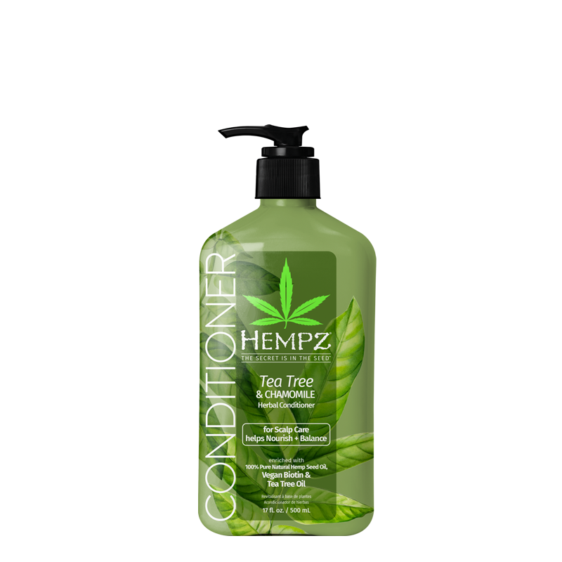 Tea Tree & Chamomile Herbal Shampoo for rebalancing and hydrating