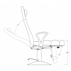 Sol - Chaise hydraulique de podologie