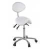 Dynamic - Saddle-shaped Stool With Oval Backrest