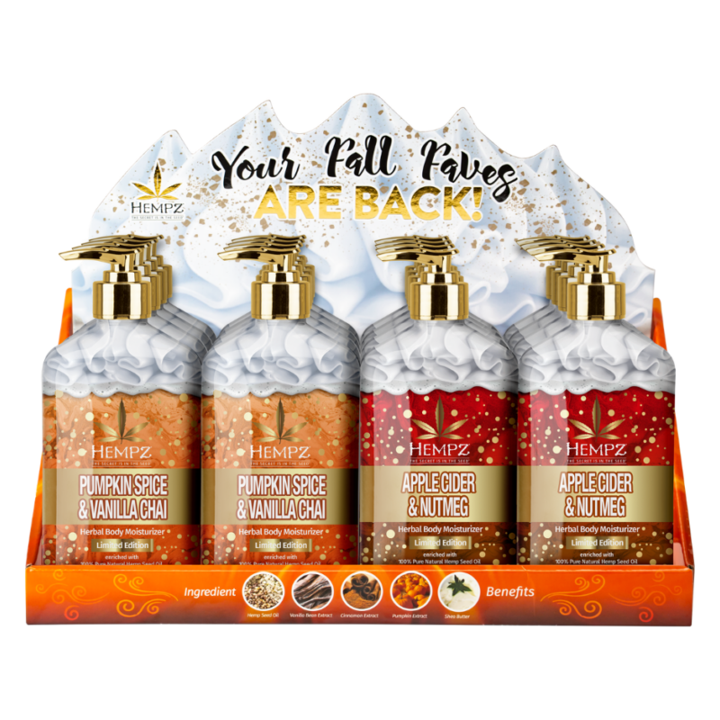 Collection Fall Fave - Pumpkin Spice & Vanilla Chai et Apple Cider & Nutmeg