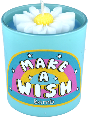 Make a Wish Glass Candle