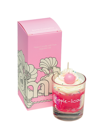 Ripple-Licious Piped Candle