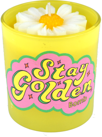 Stay Golden Glass Candle