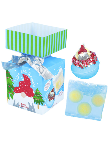 Ensemble Mini Cracker Take Me Gnome - Noël