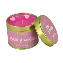 Bougie en Fer Rose & Oudh