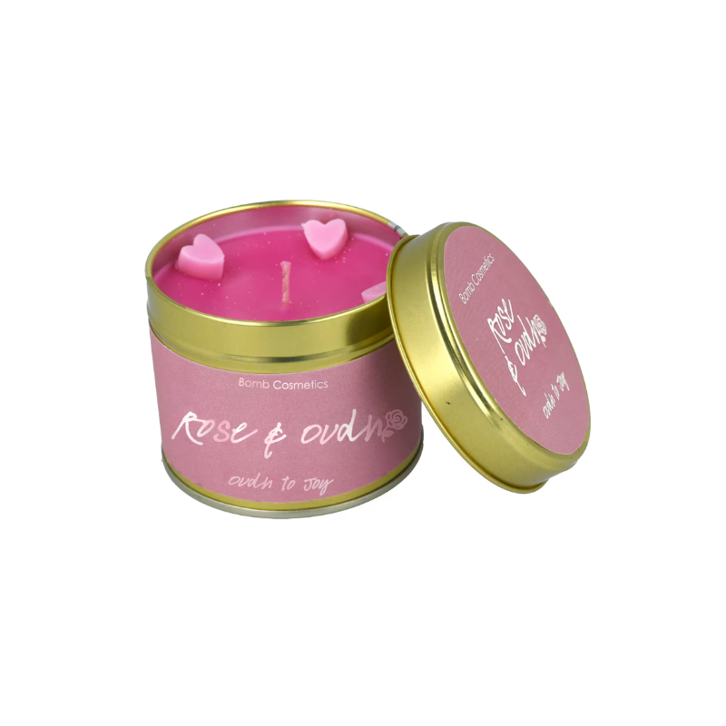 Bougie en Fer Rose & Oudh