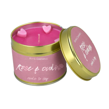Bougie en Fer Rose & Oudh