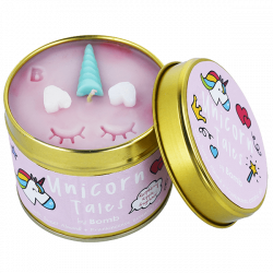 Unicorn Tales Tin Candle