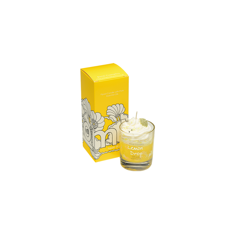 Lemon Drop Piped Candle